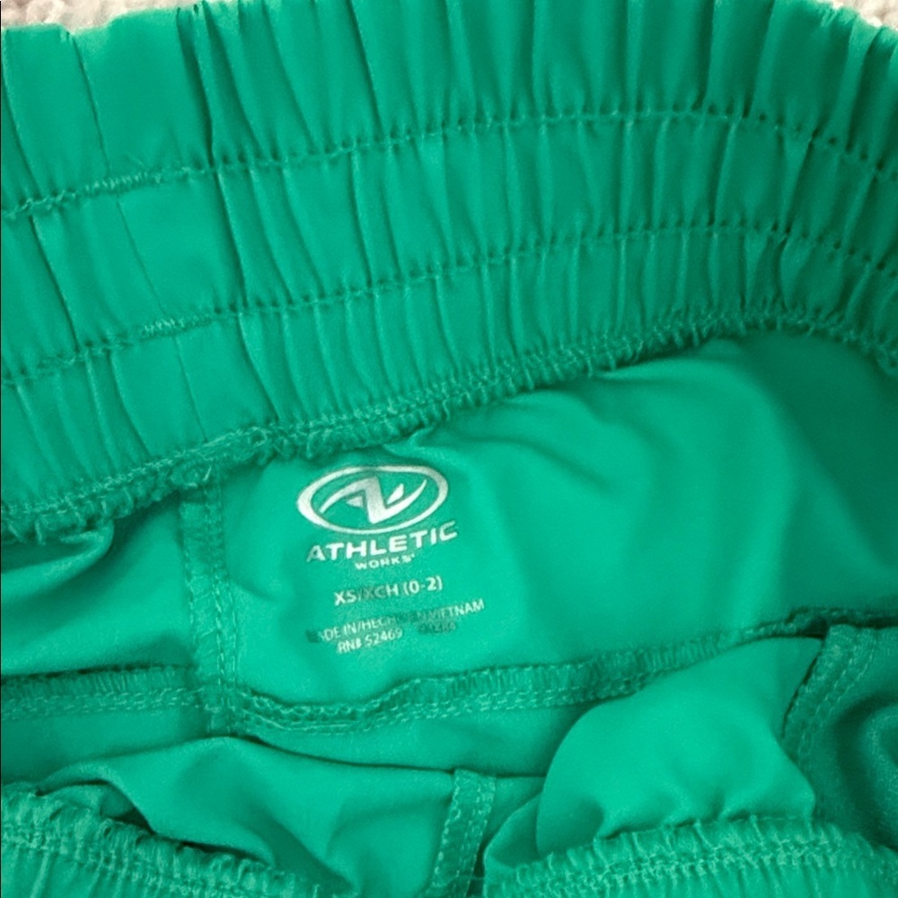 Green Women's Athletic Shorts - Picture 4 of 4
